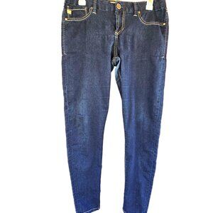 Dear John Womens Metro Jegging Size 29 Dark Wash Denim Stretchy Skinny Jeans mod